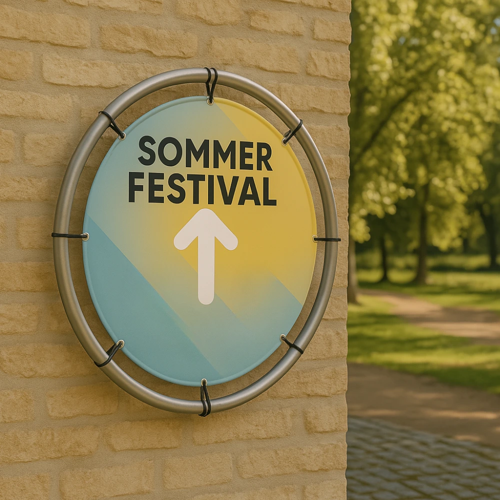 Runde Banner - z.B. für runde Spannrahmen